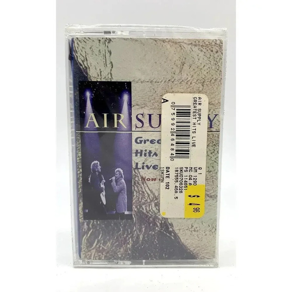 Brand New Air Supply Cassette Tape Now And Forever Greatest Hits Live Sealed - Picture 1 of 5